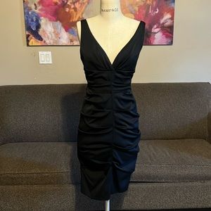 Xcape by Joanna Chen Black Evening Dress
